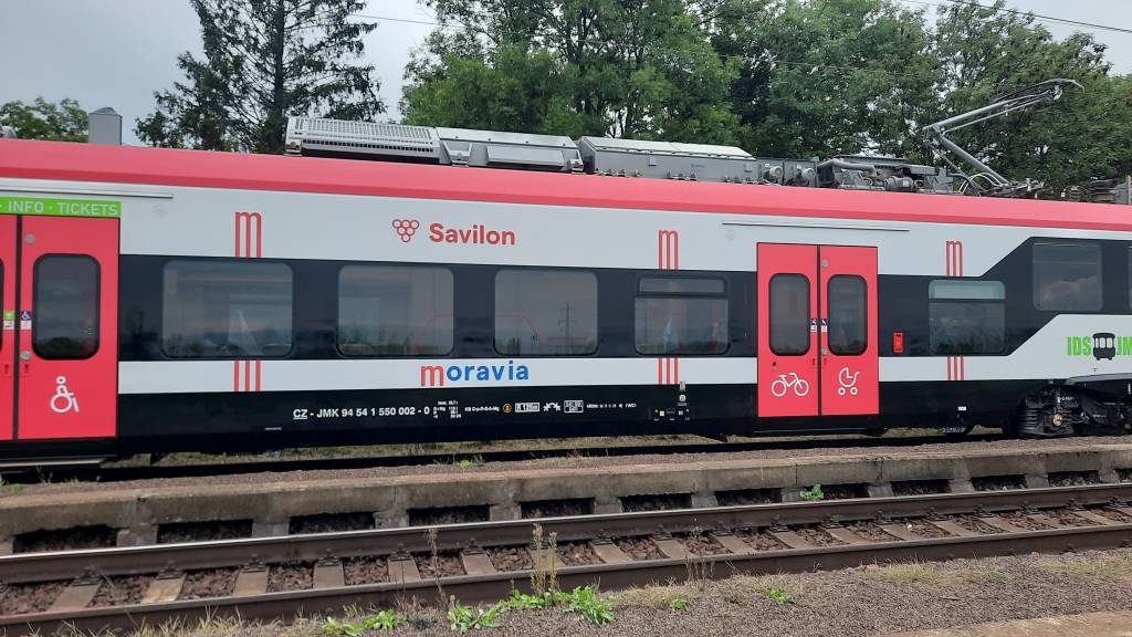 Treno Savilon (foto macchinista Michal Špak)